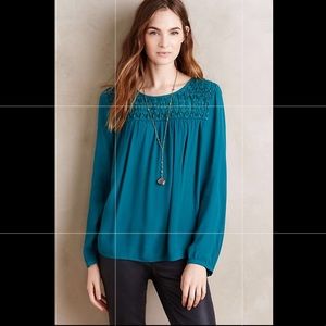 🦋 Anthropologie Meadow Rue Vivie Blouse | Small